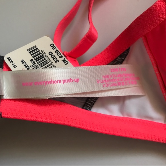 SOLD PINK VS Wear Everywhere Push-Up coral bra - Picture 7 of 8